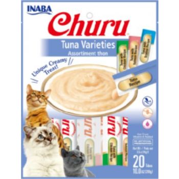  Inaba Churu Tuna Varieties 20 Tubes Cat Treats - 280 g 