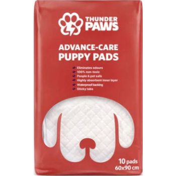  Thunder Paws Advance-Care Puppy & Kitten Pads 60x90cm (10pcs) Uscented 