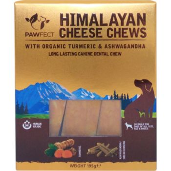  Pawfect Himalayan Cheese Chew Bar With Turmeric And Ashwagandha 195g (3x 65g) 