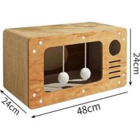 Cats Scratching Board Toy House (48*24*24)3052