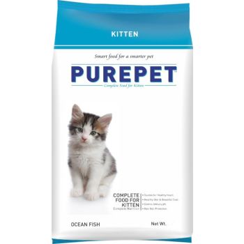  Purepet Kitten Dry Cat Food Ocean Fish Flavour 3KG 