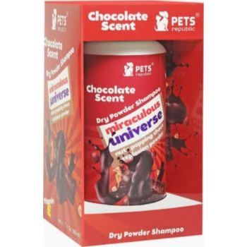  Pets Republic Dry Powder Shampoo - Chocolate Scent Multicolour 500g 