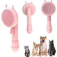 Little Bee Shaped Self-Cleaning Slicker Brush for Cats & Dogs