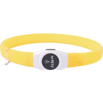  M-PETS Flash Led Rechargeable Collar L Orange 