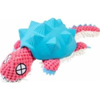Duvo+ Plush & Latex Dog Toys Armadillo 34x14x8.5cm blue/pink