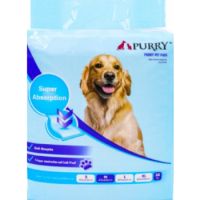 Purry Pet Training Pads Quick Absorbent , Leak Proof and 5 Layer With Floor Sticker – 60*45 cm – 30Pcs