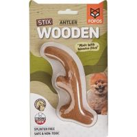 FOFOS Woodplay Antler Dog Toys