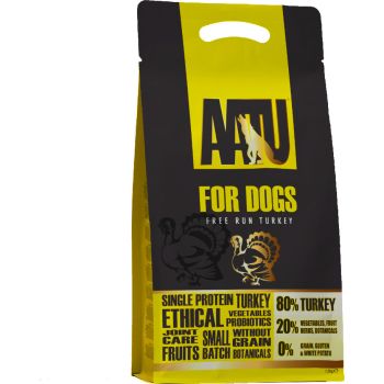  AATU Free Run Turkey Dry Dog Food 1.5KG 