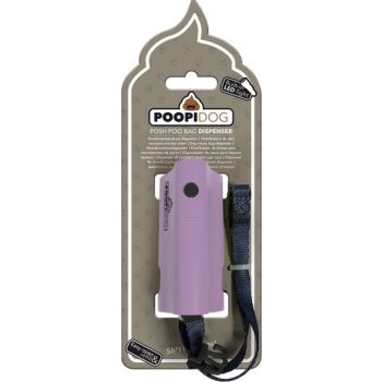  Duvo+ Poopi Dog LED Poo Bag Dispenser (Purple Color) 
