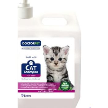  Doctor Pet Cat Shampoo Flax Seed 5L 