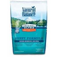 Natural Balance Puppy Formula Chicken, Brown Rice, Duck Meal Dry Dog Food 4.5lbs