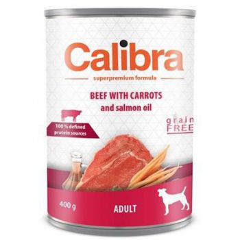  Calibra Dog Wet Food  Life  Adult Beef with carrots 400g 