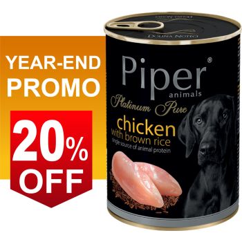  Piper Animals Dog wet food with chicken - 400g 