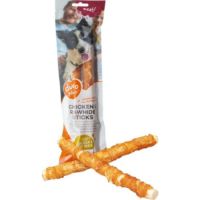 Duvo+ Meat! chicken & rawhide sticks L- 25cm - 2 Sticks]