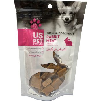  Us Pet Dog Treats Rabbit and Banana Bits 100gm 