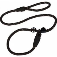 DOCO Reflective Rope-Slip On Collar Leash 5ft L Ø13mm x 150cm+30cm(005560L)-Black
