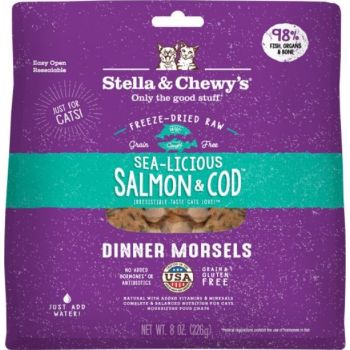  Stella & Chewy's Cat FD Sea-Licious Salmon & Cod – 3.5 Oz 