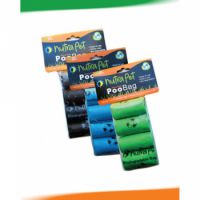 Nutra Pet Black Poo Bags 4 Rolls with Header Card