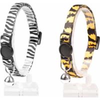 Duvo+ Cat Collar Zoo Nylon Mixed Colors 20-30cm / 10Mm  1pcs