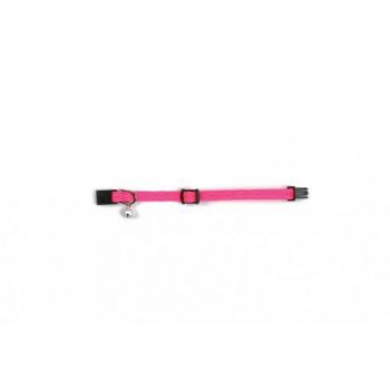  Beeztees Nylon Kitten Adjustable Collar, 16-23x8 - Pink 