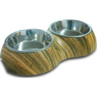 Mau Melamine Cat Double Bowl  Diner 190 ML
