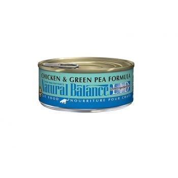  Natural Balance L.I.D. Chicken & Green Pea Formula Canned Cat Food, 3 Oz 