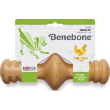  Benebone Zaggler Dog Chew Toy – Chicken Large 