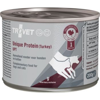  Trovet Unique Protein Turkey Dog & Cat Wet Food Can 200g 