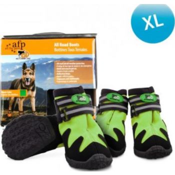  OUTDOOR DOG SHOES - GREEN / XL 