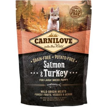  Carnilove Salmon & Turkey For Large Breed Puppies 1.5kg 