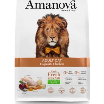  Amanova Dry Adult Cat Exquisite Chicken - 1.5kg 