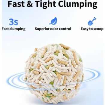  PETKIT Urine Monitor Clumping Cat Litter - Unscented 2.4KG 