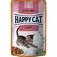 Happy Cat MIS Kitten & Junior Farm Duck 85g