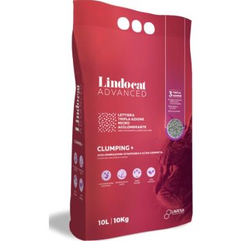  Natural Bentonite Lindocat Advanced Clumping + 10 L (Fragrance Free) 