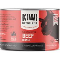 Kiwi Kitchens Grass Fed Beef Dinner Canned Wet Cat Food 170g