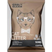 Cool Clean Clumping Cat Litter Coffee 10Kg