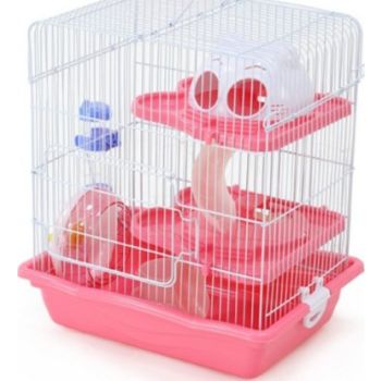  Dayang Hamster Cage (M012) - 35.5 x 26.6 x 40.5cm[Dimension - 35.5 x 26.6 x 40.5cm 