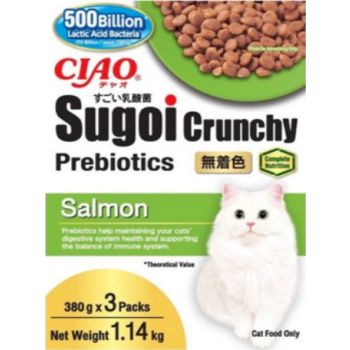  Inaba Ciao Sugoi Crunchy Salmon Flavor Plus Prebiotics 1.14kg 