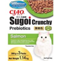 Inaba Ciao Sugoi Crunchy Salmon Flavor Plus Prebiotics 1.14kg