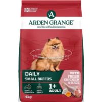 Arden Grange Daily Small Breeds Adult with Fresh Chicken & Rice Dry Dog Food 6kg