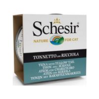 Schesir Cat Wet Food Can Jelly Tuna with Yellow Tail 85g