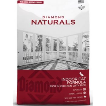  Diamond Naturals Indoor Cat Chicken & Rice Formula 1kg 