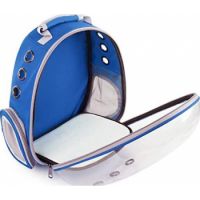 WOOFY TRANSPARENT BACKPACK BLUE-40cmx30cmx20cm