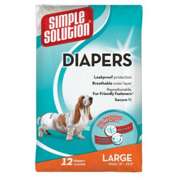  Simple Solution Disposable Diapers - L/XL ( 46-69CM) 