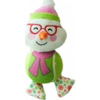 CHRISTMAS DOG TOYS FRIENDS SNOWMAN 19 CM