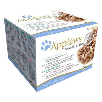 Applaws Cat Wet Food Fish Collection 12 x 70g Tins 