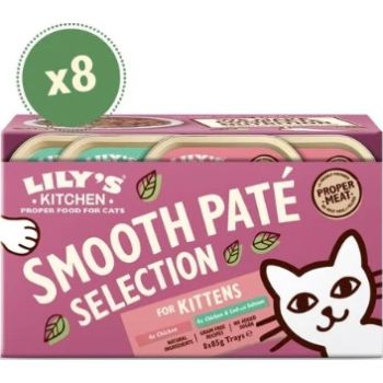  Lily's Kitchen Pate for Kittens Multipack Wet Cat Food - 8X85G 