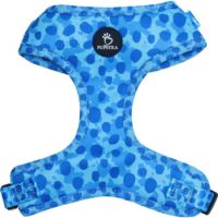 Pupstra Adjustable Harness - Blue Leopard Xs