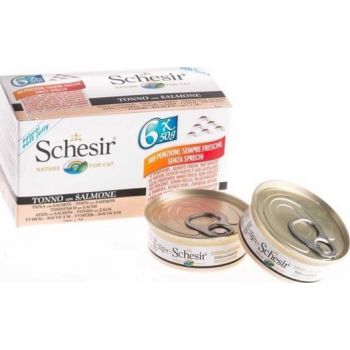  Schesir - Tuna & Salmon Cat Multipack (6x50g) 