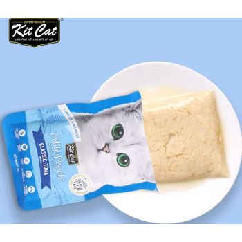  Kit Cat Petite Pouch  Wet Food  Classic Tuna 70g 